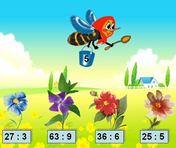 Интерактивная игра-тренажер «Пчелиная работа»